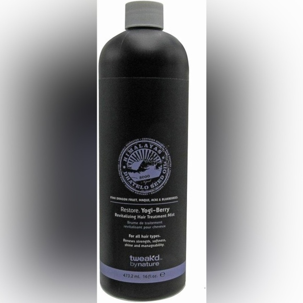 Tweak'd by Nature Restore Yogi-Berry Revitalizing Hair Treatment Mist 16 SEALED